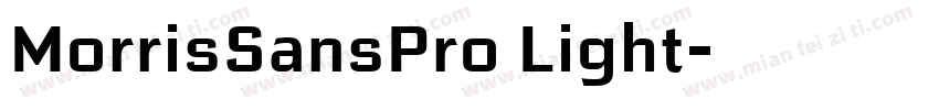 MorrisSansPro Light字体转换